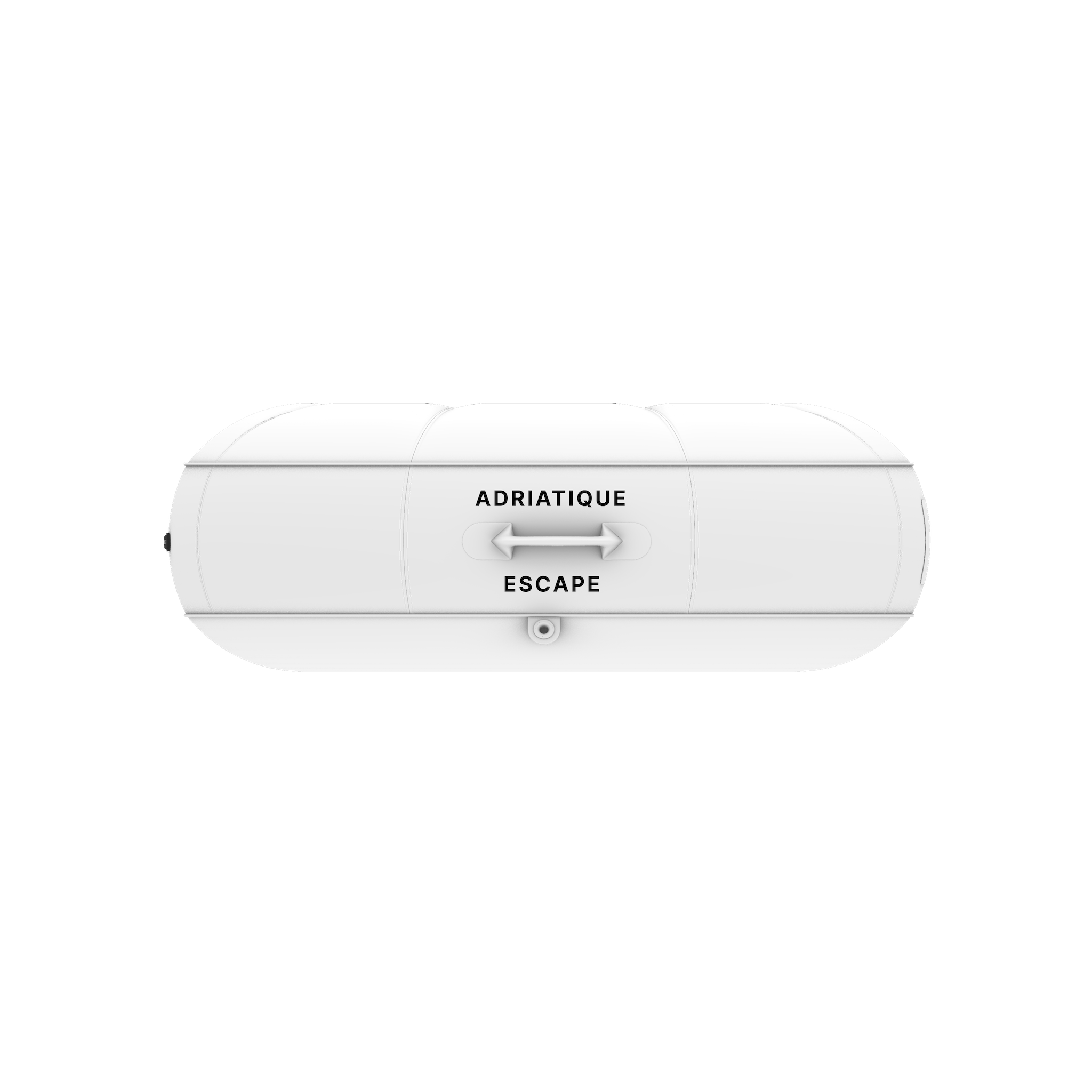 Monogramming instructions for a luxury single pool float.